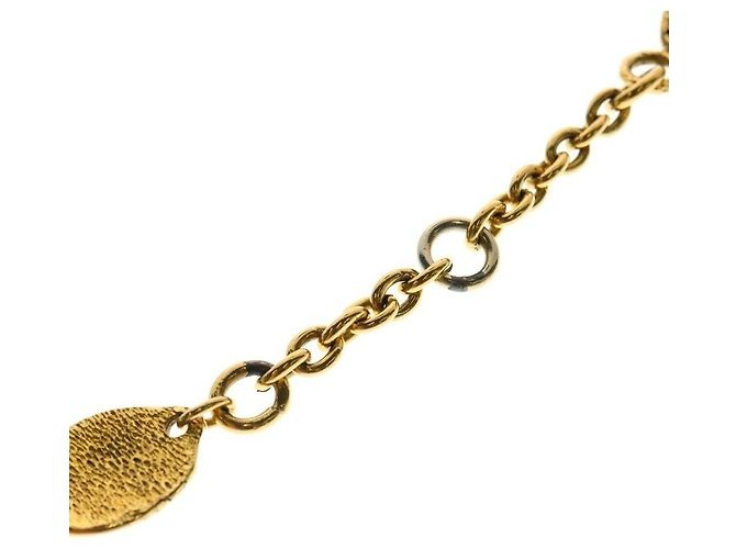 Collana Sautoir Chanel Coin Crown Oro Gold hardware - vista 6