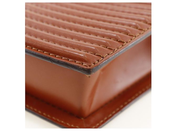 Borsa a Spalla Prebourg Louis Vuitton in Pelle Epi Marrone - vista 7