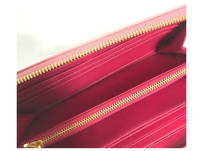Prada Pink Saffiano Metall Langbörse - Ansicht 11