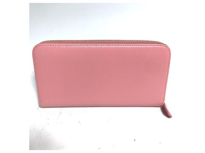 Prada Pink Saffiano Metall Langbörse - Ansicht 2