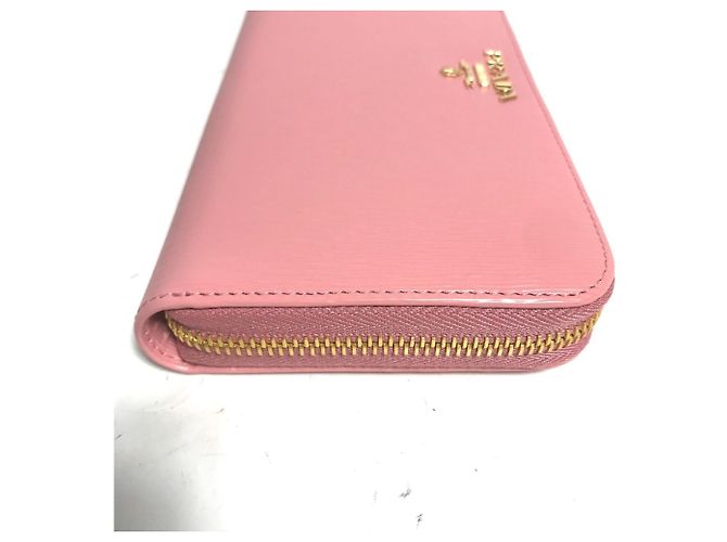 Prada Pink Saffiano Metall Langbörse - Ansicht 3