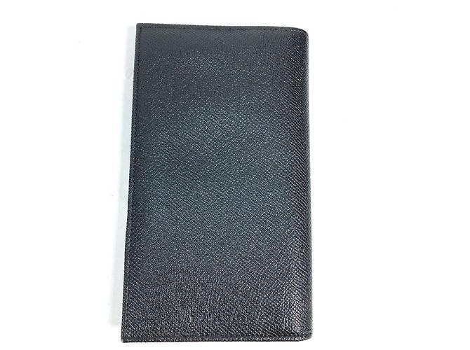 Bulgari Bvlgari schwarze Leder Bi-Fold Geldbörse - Ansicht 2