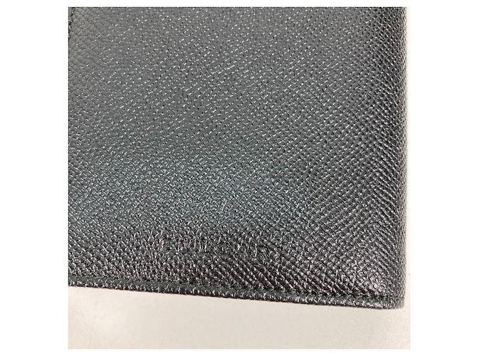 Bulgari Bvlgari schwarze Leder Bi-Fold Geldbörse - Ansicht 3