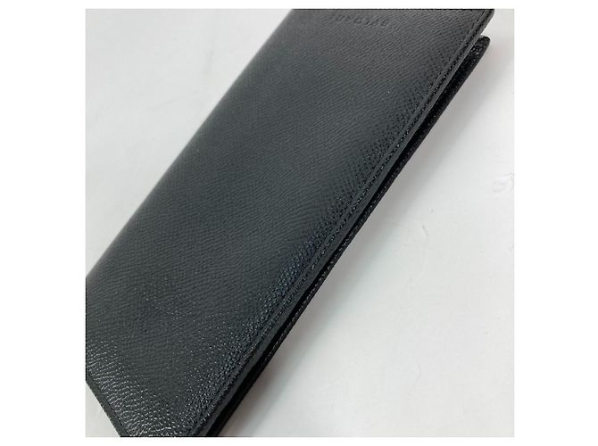 Bulgari Bvlgari schwarze Leder Bi-Fold Geldbörse - Ansicht 6