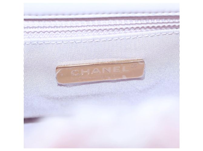 Borsa Chanel 19 Flap in Shearling Medium Rosa - vista 6