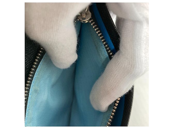 Bulgari Bvlgari schwarze Leder Bi-Fold Geldbörse - Ansicht 10