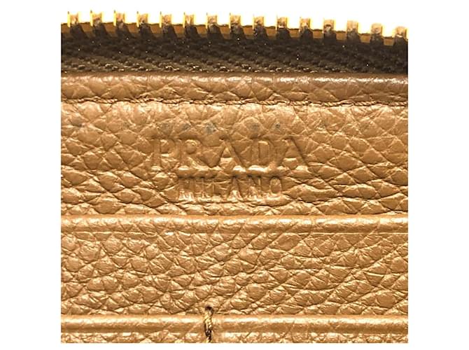Prada braune Leder Langbörse - Ansicht 10