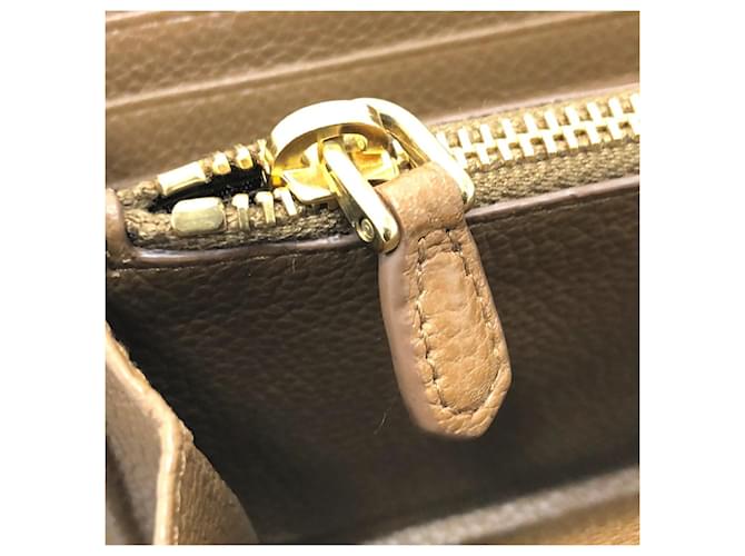 Prada braune Leder Langbörse - Ansicht 9