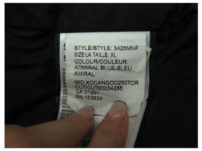 CANADA GOOSE CHATEAU PARKA COAT 3426MNF XL 56 DOWN JACKET - view 5
