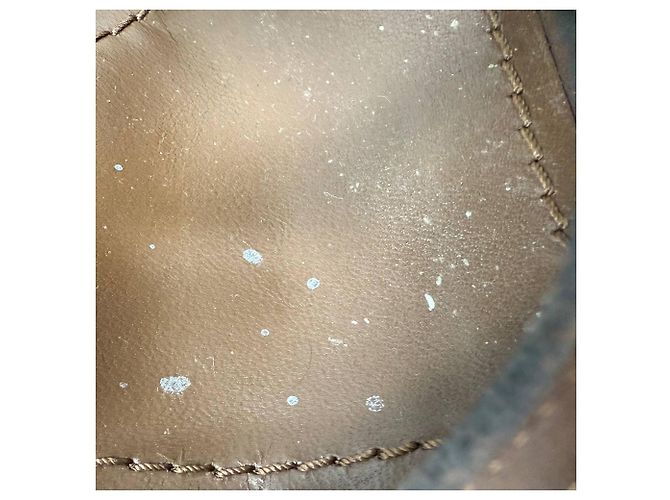 Sandali con piattaforma Tribute di Saint Laurent in pelle marrone - vista 6