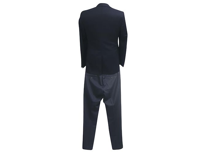 Giacca e Pantaloni Prada in Lana Vergine Blu Navy - vista 2