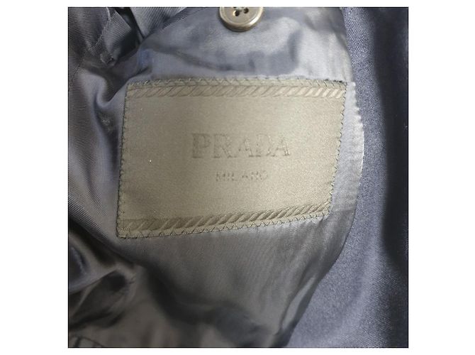 Giacca e Pantaloni Prada in Lana Vergine Blu Navy - vista 4