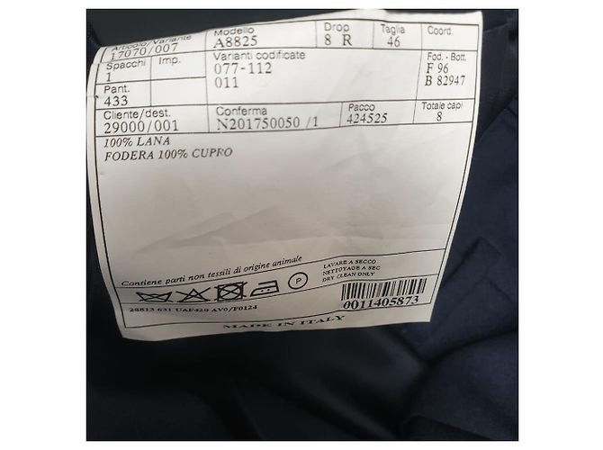 Giacca e Pantaloni Prada in Lana Vergine Blu Navy - vista 5