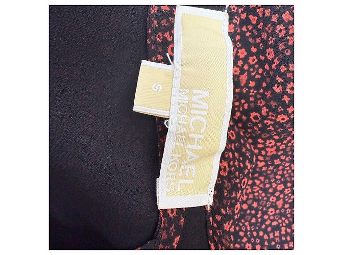 Michael Michael Kors Ruffled Paisley Off Shoulder Top in Multicolor Polyester Multiple colors - view 4