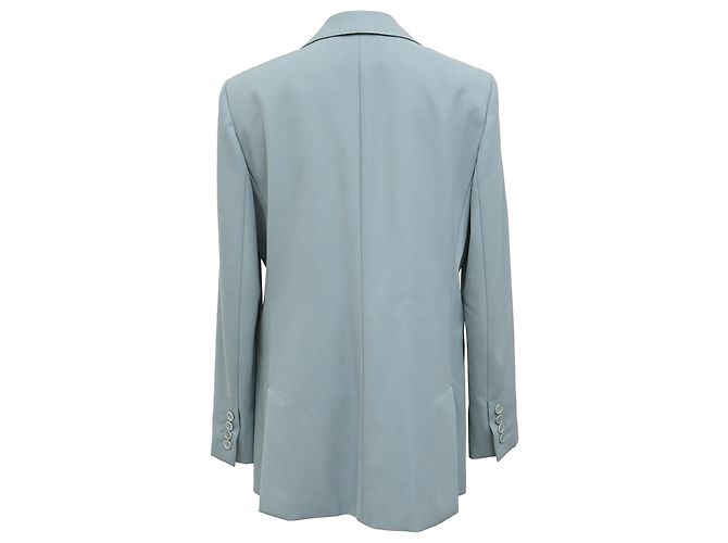 Max Mara Blazer aus hellblauer Schurwolle - Ansicht 3