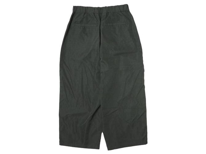 Autre Marque Tuck 1 Weite Easy Pants aus Polyester Schwarz - Ansicht 2
