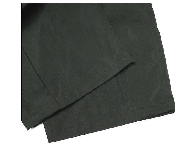 Autre Marque Tuck 1 Weite Easy Pants aus Polyester Schwarz - Ansicht 6