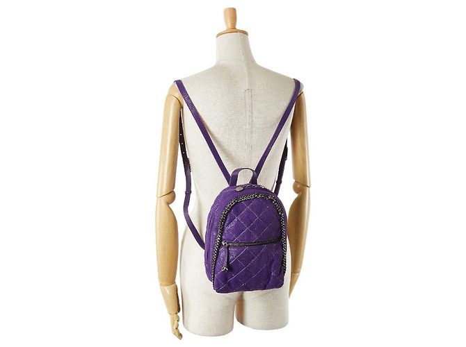 Stella Mc Cartney Stella McCartney Polyester Leather Backpack - view 13