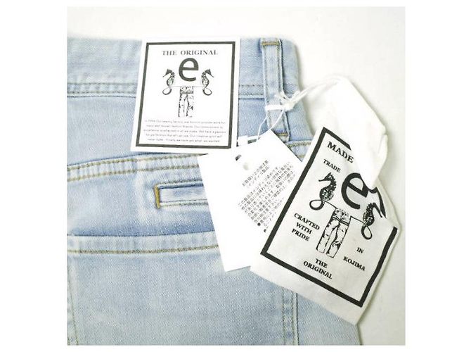 Autre Marque JEANS SEA HORSE PANTALONES DE DENIM DE ALGODÓN PARA NIÑO TAPERED Azul Azul claro - vista 3