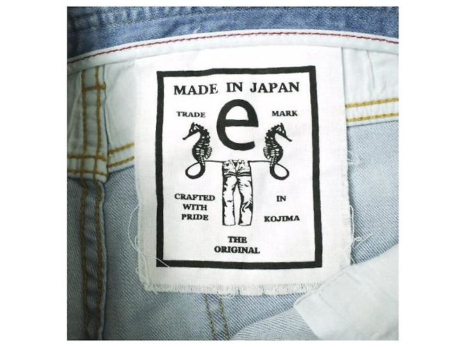 Autre Marque JEANS SEA HORSE PANTALONES DE DENIM DE ALGODÓN PARA NIÑO TAPERED Azul Azul claro - vista 9