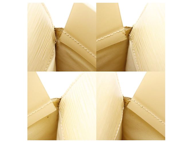 Borsa Tote Croisette PM in pelle Epi Louis Vuitton Beige - vista 17