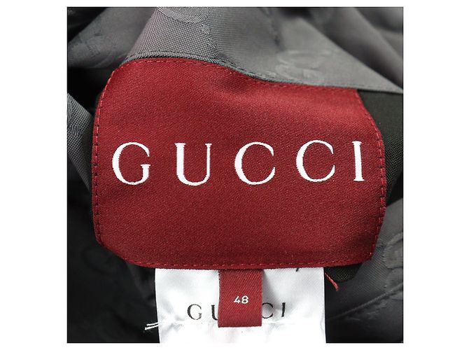 Chaqueta acolchada compuesta reversible con capucha Gucci Gris Morado oscuro - vista 12