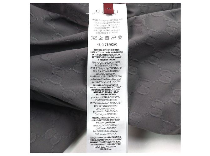 Chaqueta acolchada compuesta reversible con capucha Gucci Gris Morado oscuro - vista 13