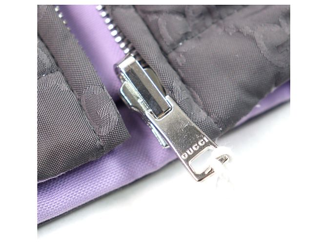 Chaqueta acolchada compuesta reversible con capucha Gucci Gris Morado oscuro - vista 7
