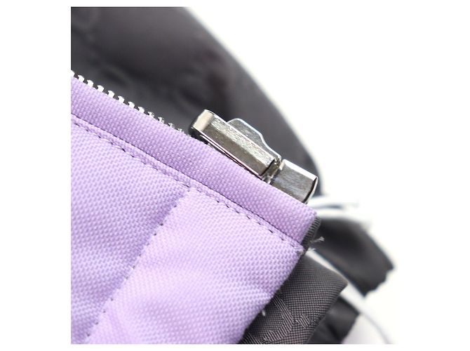 Chaqueta acolchada compuesta reversible con capucha Gucci Gris Morado oscuro - vista 8