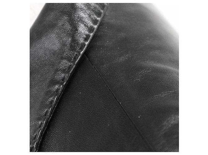 Chaqueta de piel de cordero Balmain Paris Negro - vista 12