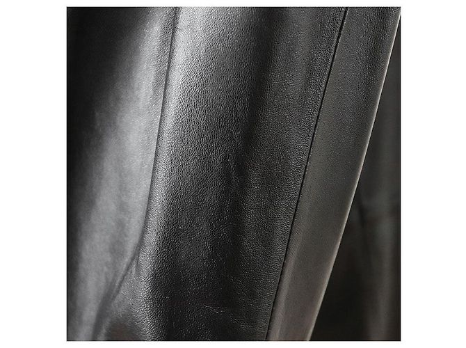 Chaqueta de piel de cordero Balmain Paris Negro - vista 14