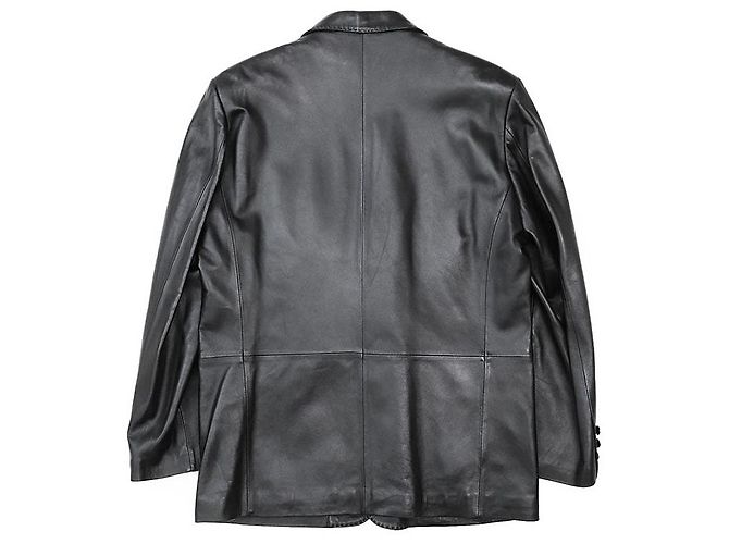 Chaqueta de piel de cordero Balmain Paris Negro - vista 8