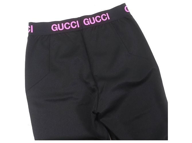 Shorts da biker in cotone con design del logo Gucci Nero - vista 4