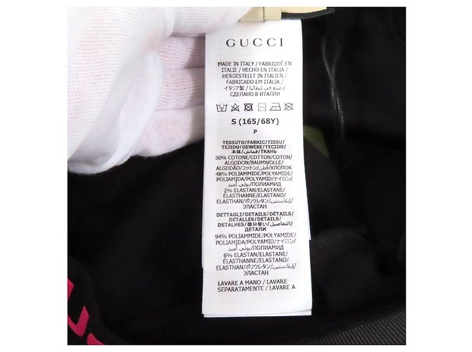 Shorts da biker in cotone con design del logo Gucci Nero - vista 8