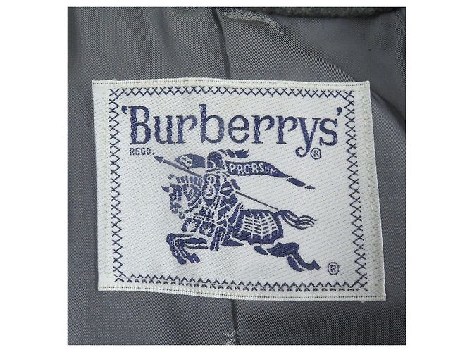 Abrigo Burberrys de cachemira Castaño Gris - vista 6