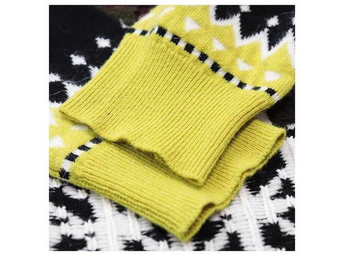 Pullover in cashmere e lana Burberry Multicolore - vista 4