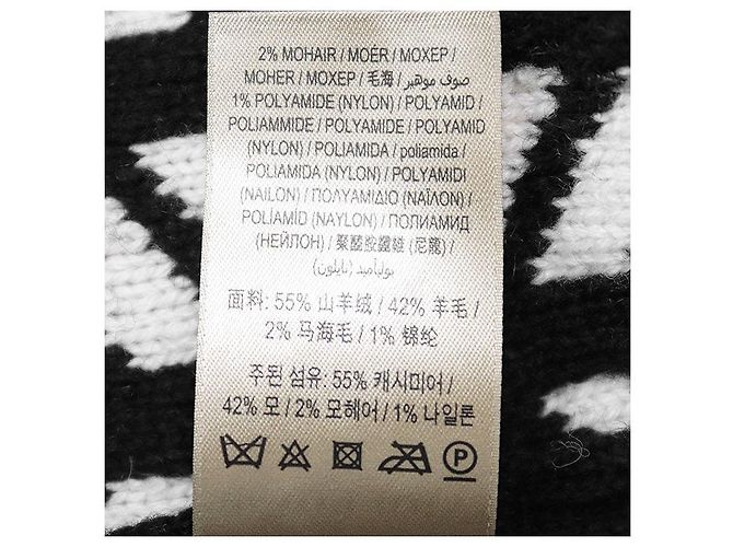 Pullover in cashmere e lana Burberry Multicolore - vista 8