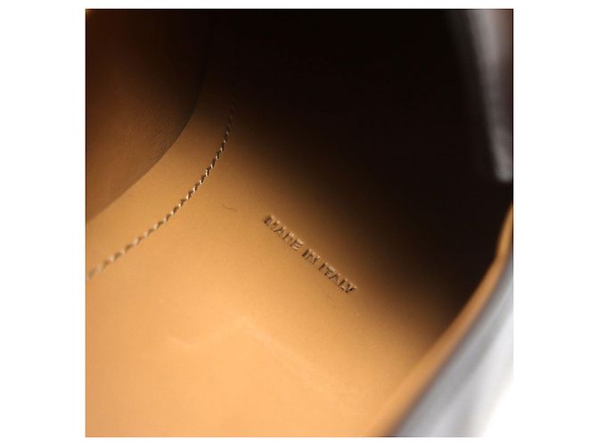 Autre Marque Berluti Refret Patina Leder Slipper Braun - Ansicht 9