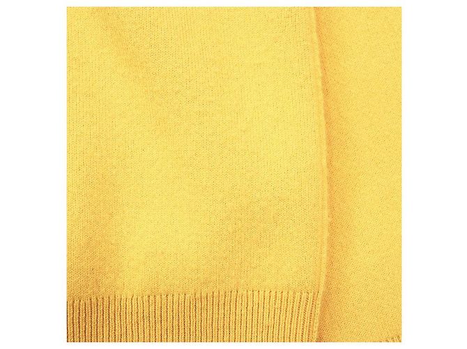 Burberry Kaschmir-Mix Pullover Gelb - Ansicht 6