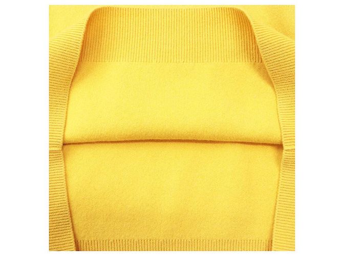 Burberry Kaschmir-Mix Pullover Gelb - Ansicht 8