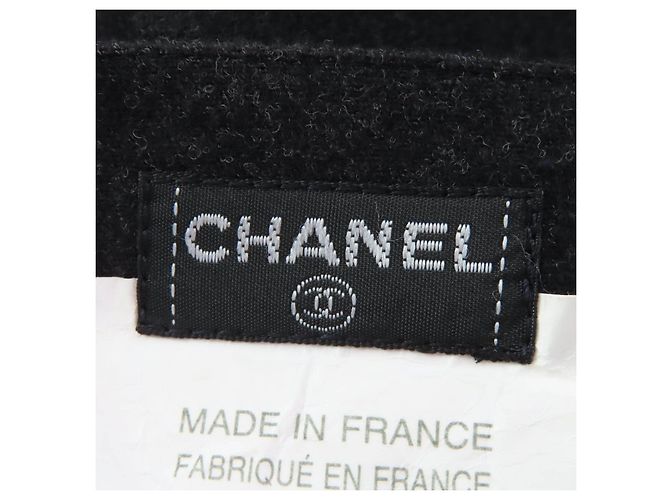 Gonna con Bottone COCO di Chanel Grigio Grigio antracite - vista 7