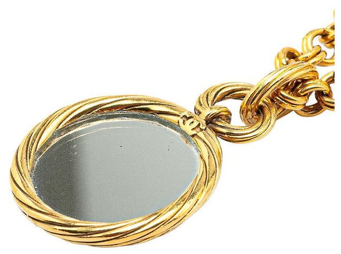 Timeless Collana Pendente Specchio Coco Mark di Chanel D'oro - vista 2