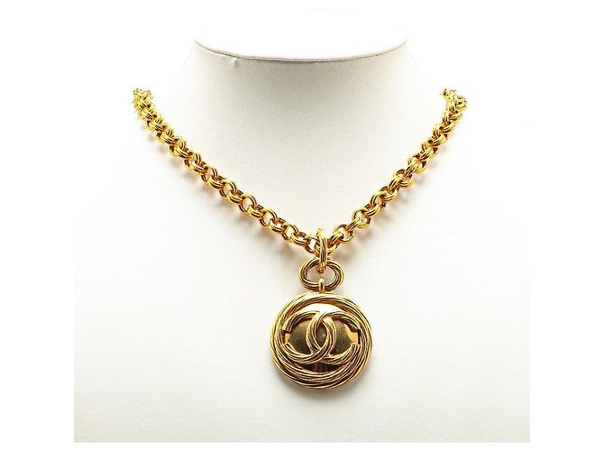 Timeless Collana Pendente Specchio Coco Mark di Chanel D'oro - vista 5