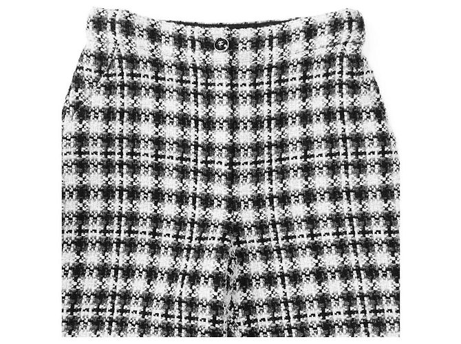 Chanel P71285 Wollmischung Hose Schwarz - Ansicht 2