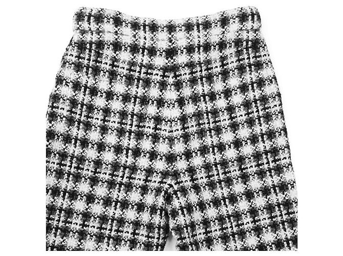 Chanel P71285 Wollmischung Hose Schwarz - Ansicht 9
