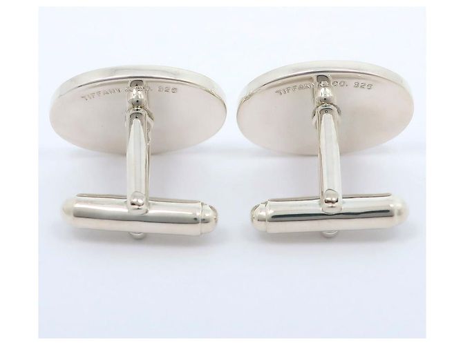 Gemelli ovali in argento 925 Tiffany & Co. - vista 3
