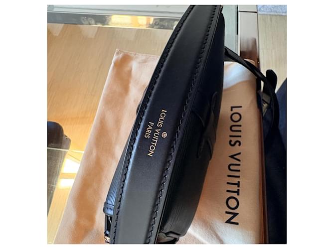 Louis Vuitton Saumur bb Epi leather Nero - vista 5