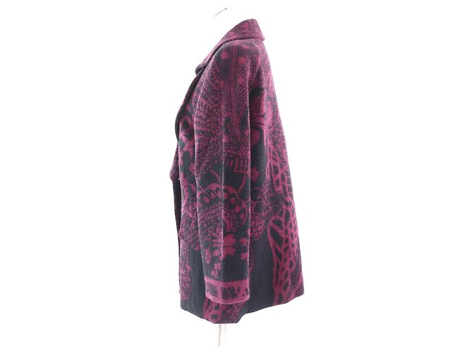 Autre Marque Chaqueta de doble botonadura con estampado total LEONARD FASHION Púrpura - vista 2