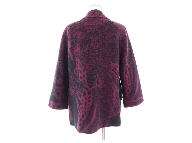 Autre Marque Chaqueta de doble botonadura con estampado total LEONARD FASHION Púrpura - vista 3