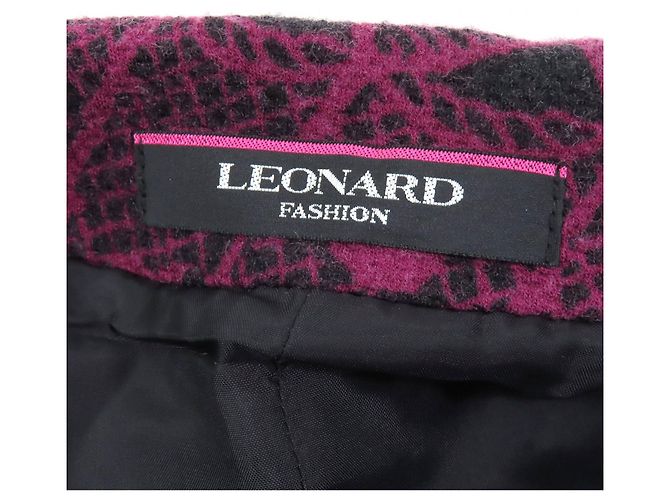 Autre Marque Chaqueta de doble botonadura con estampado total LEONARD FASHION Púrpura - vista 7